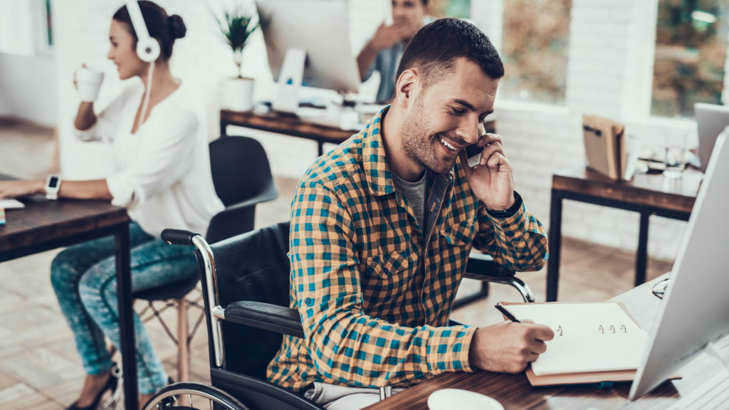 people using office phone systems
